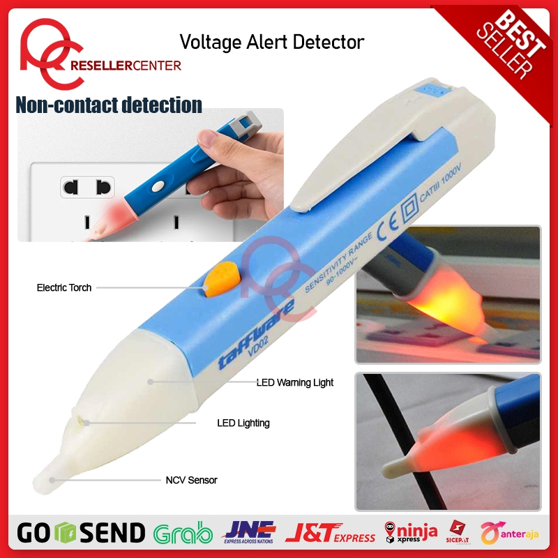 Jual [VOLTAGE DETECTOR] Pen Noncontact AC Voltage Alert Detector 90V