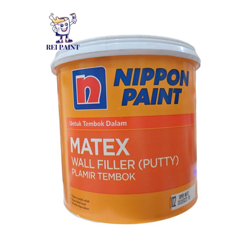 Jual Nippon Paint Matex Plamir Wall Filler Putty Kg Shopee Indonesia