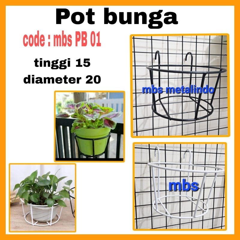 Jual Rak Pot Bunga Besi Pagar Balkon Rak Vertikal Garden Bahan Besi Shopee Indonesia