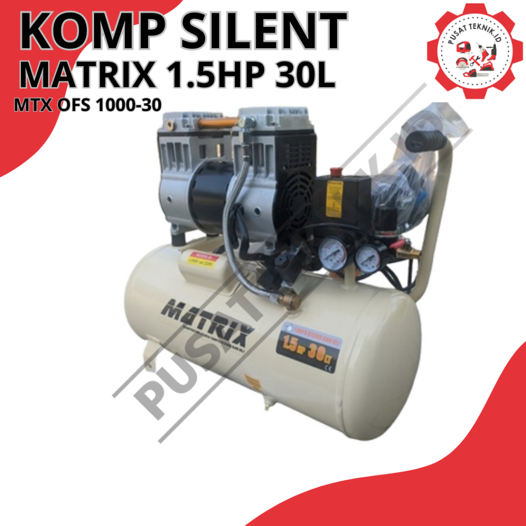 Jual MATRIX KOMPRESOR COMPRESSOR 1 5 HP 30 LITER OFS1000 30 OFS 1000 30 ...