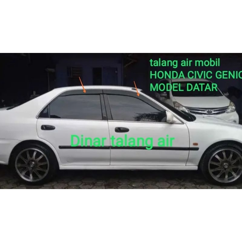 Jual Talang Air Mobil Honda Civic Genio Model Datar Full Pintu Shopee Indonesia