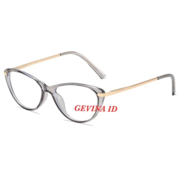 Kacamata Minus Frame Cat Eye Selyne Paket Frame Lensa Anti Radiasi Kacamata Wanita Anti Uv