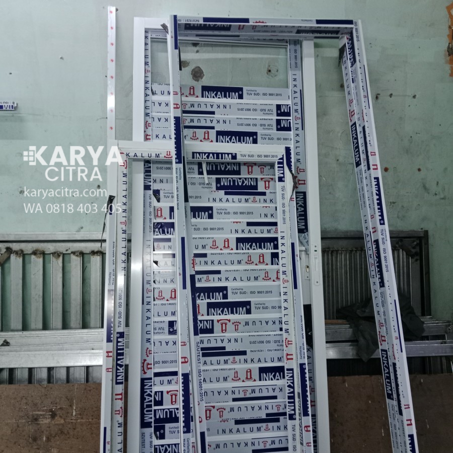 Jual Pintu Aluminium dan kaca untu partisi kaca aluminium ruko atau ...
