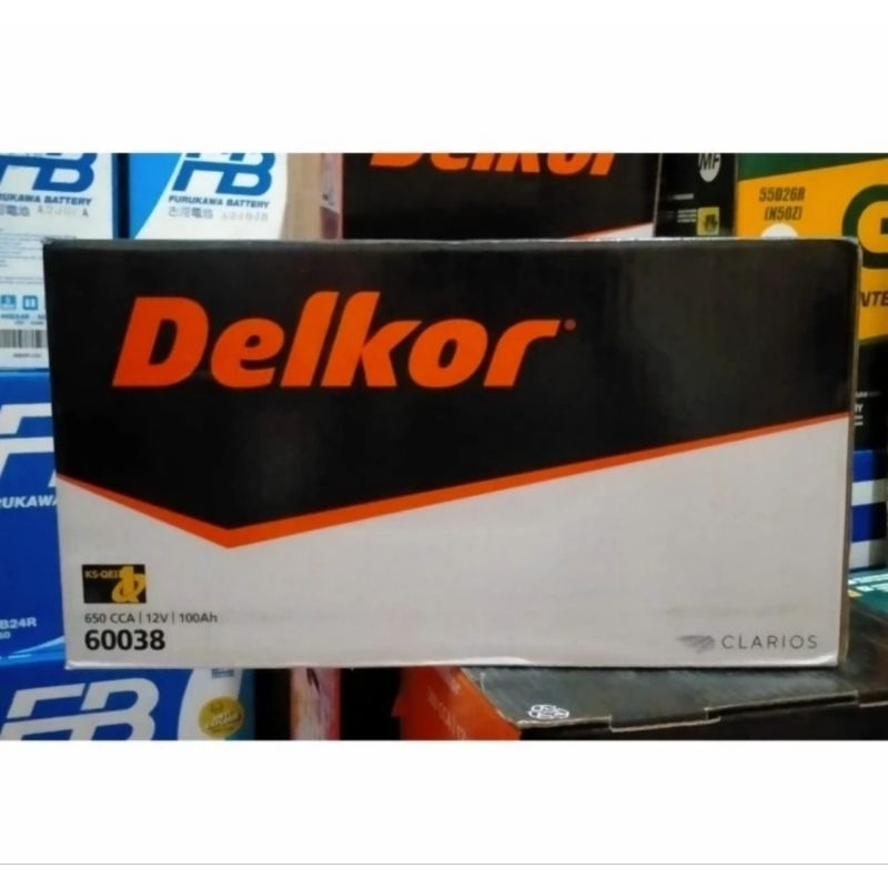 Jual Aki delkor 60038 tipe din mf 100ah | Shopee Indonesia