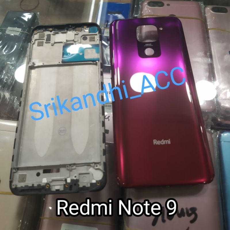 Jual Cessing hausing fullset frame lcd Xiaomi Redmi note 9 Backdor dan ...