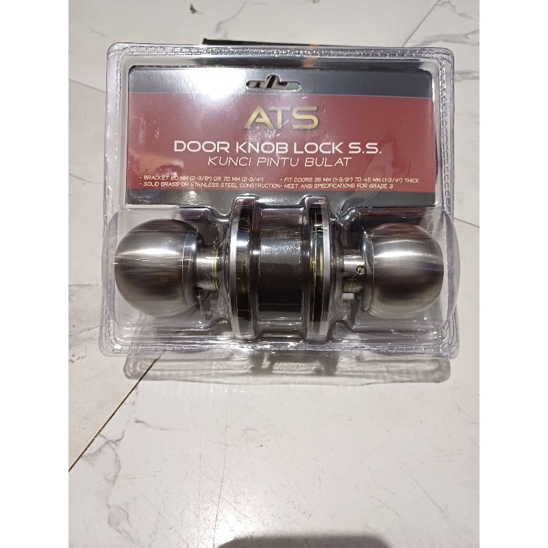 Jual kunci bulat kamar mandi ATS PRO stenlis kunci pintu bulat ATS PRO ...