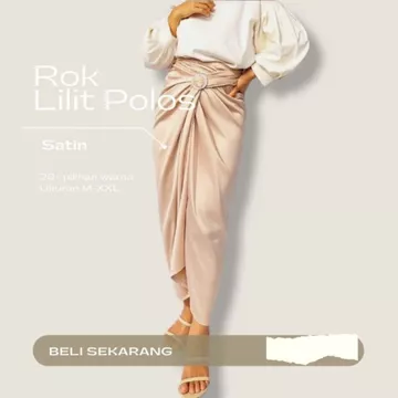 Eka Kebaya Id Rok Lilit Satin Velvet JUMBO Bawahan Satin Kebaya
