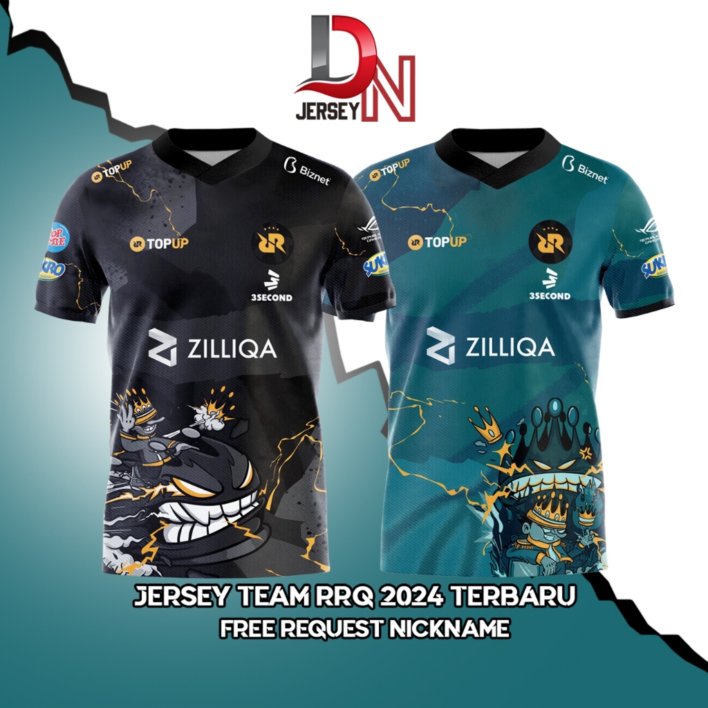 Jual JERSEY RRQ TERBARU 2024 MPL ID SEASON 13 MOBILE LEGENDS ( free