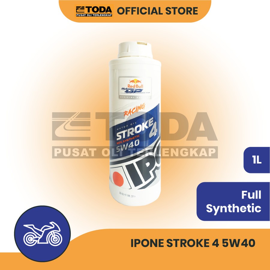 Jual Oli IPONE Racing Stroke 4 5W40 1lt Oli Mesin Motor 4T Original ...