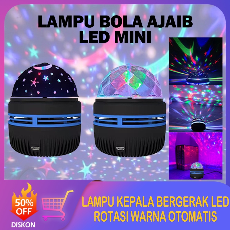 Jual Lampu Dekorasi Tidur LED Proyektor - Star Bulan Bintang Led Mini ...