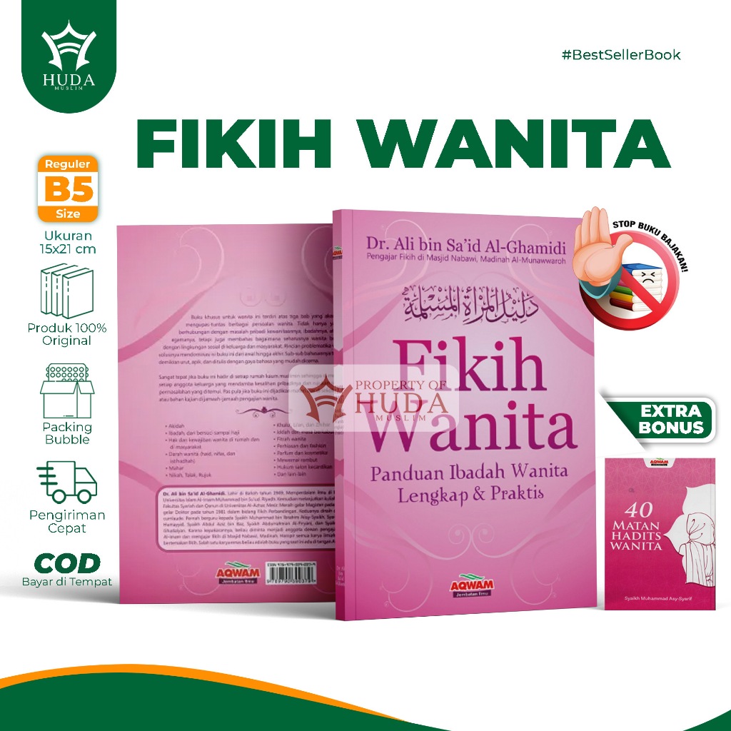 Jual [original] Fikih Wanita Panduan Ibadah Wanita Lengkap Dan Praktis