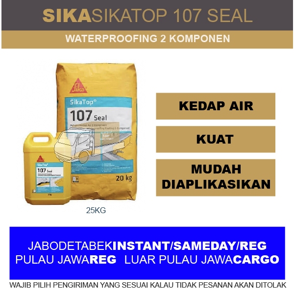 Jual SIKA TOP / SIKATOP SEAL 107 SET (A+B) WATERPROOFING 2 KOMPONEN ...