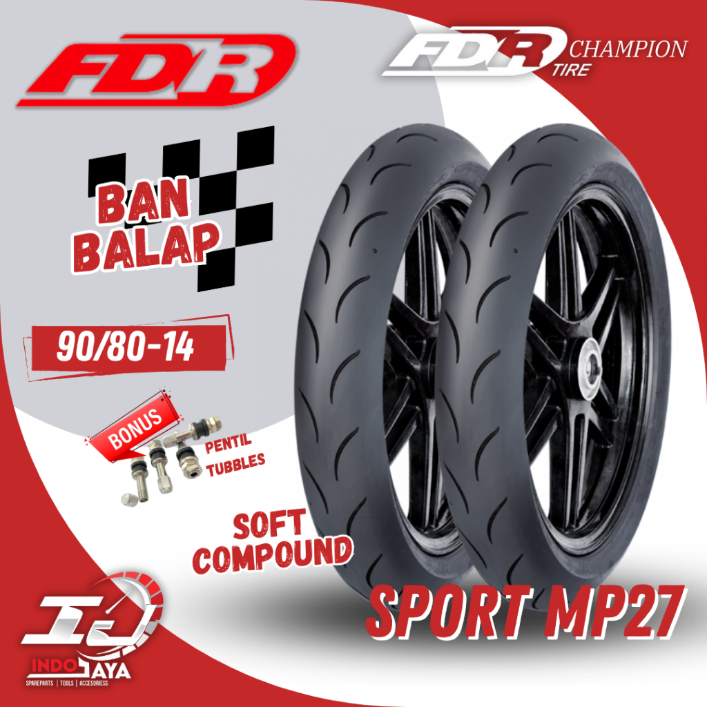Jual (READY COD) BAN LUAR FDR CHAMPION SPORT MP 27 (90/80-14) RING 14 ...
