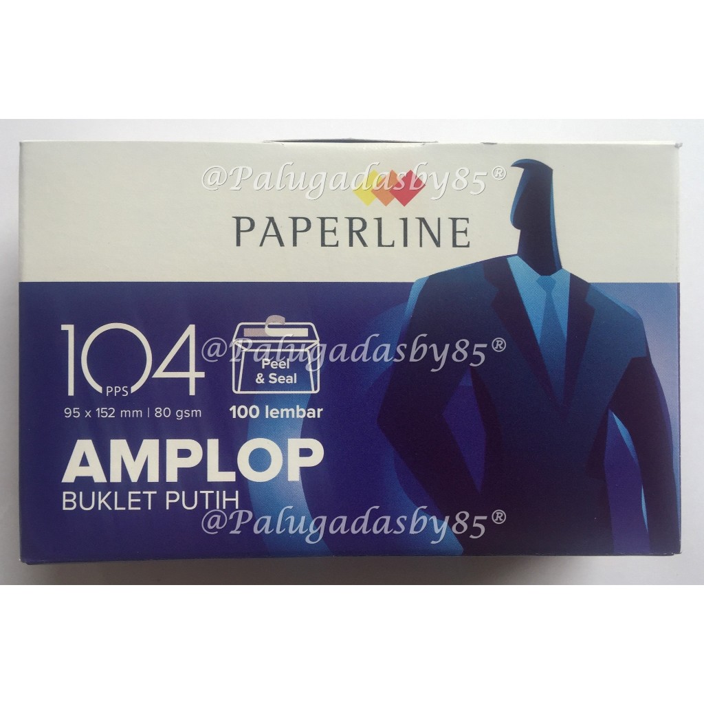 Jual (1 Pak isi 100 Lembar) GROSIR Amplop PAPERLINE 104 9.5 x 15.2 Cm ...