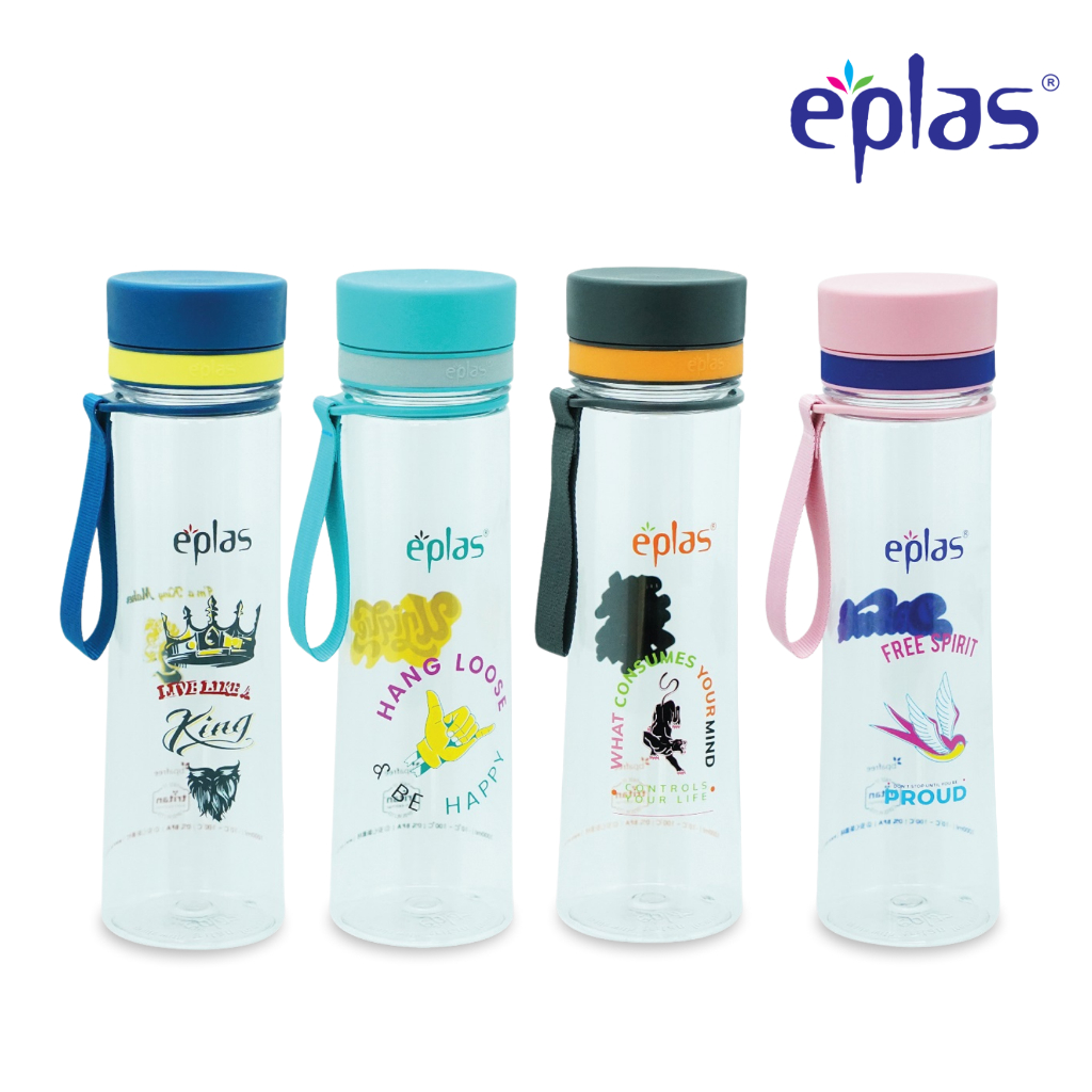 Jual EPLAS Water Bottle With Handle (1000ml), Water Tumbler, Botol Air ...