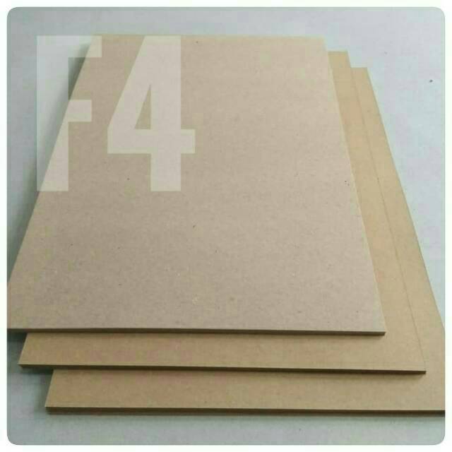 Jual Kraft Liner 280 Gsm / Kertas samson Uk F4 21.5 cm X 33 cm ( 50 ...