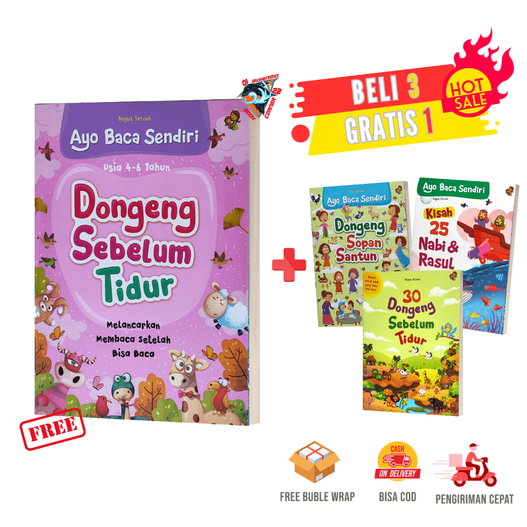 Jual Buku Dongeng Ayo Baca Sendiri Dongeng Sebelum Tidur Untuk Usia 4-6 ...