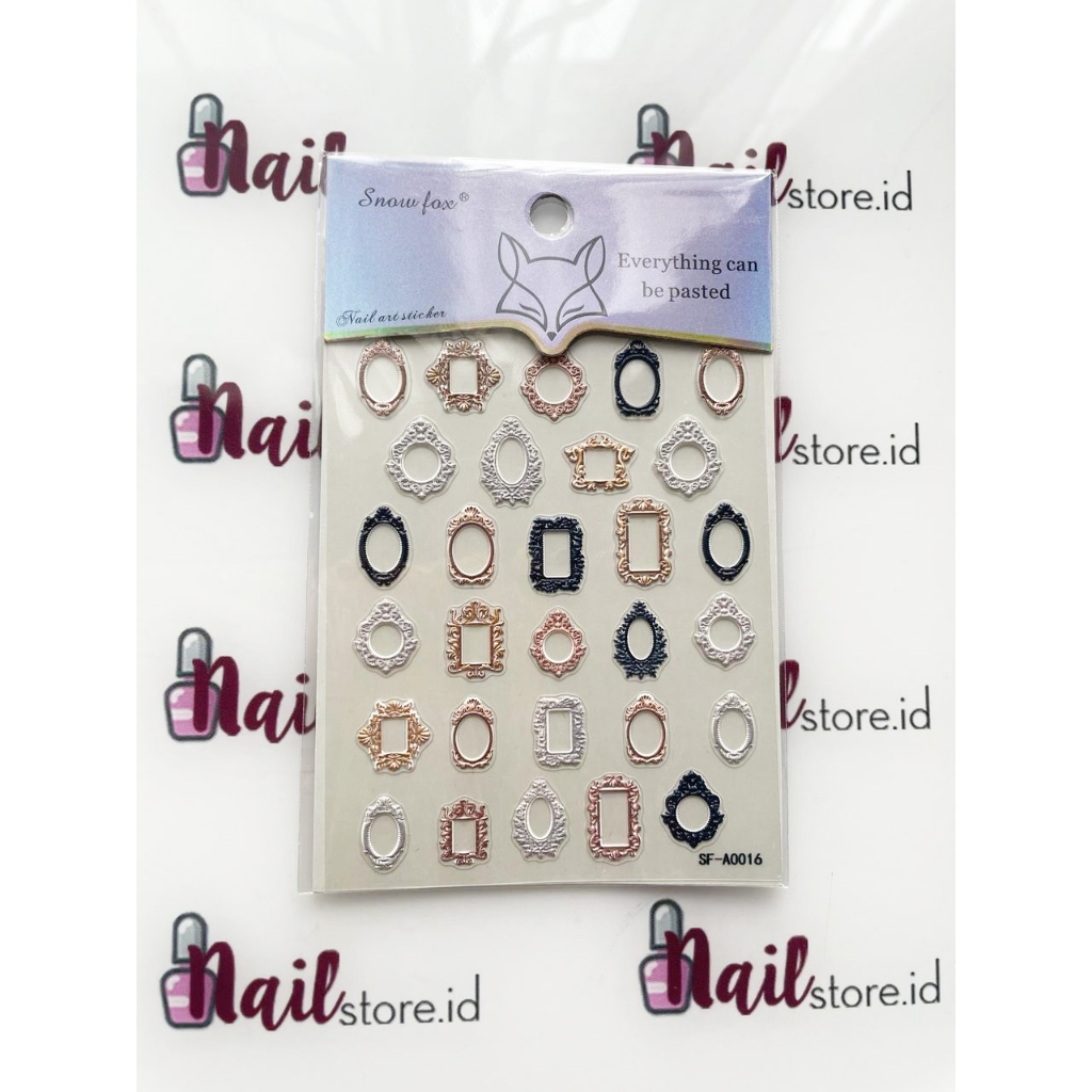 Jual (PART.07) NAIL STICKER 5D NEW DESIGN STICKER 2026 NAIL ART STIKER ...