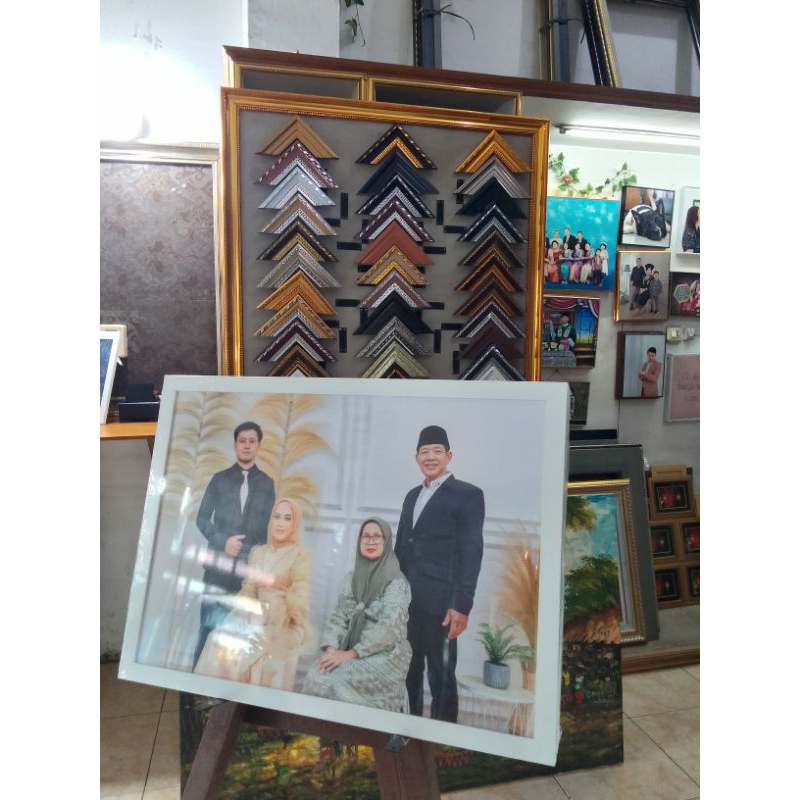 Jual Paket Lengkap Cetak + Frame 32 Inch / 60x80cm Cetak Foto Semi ...