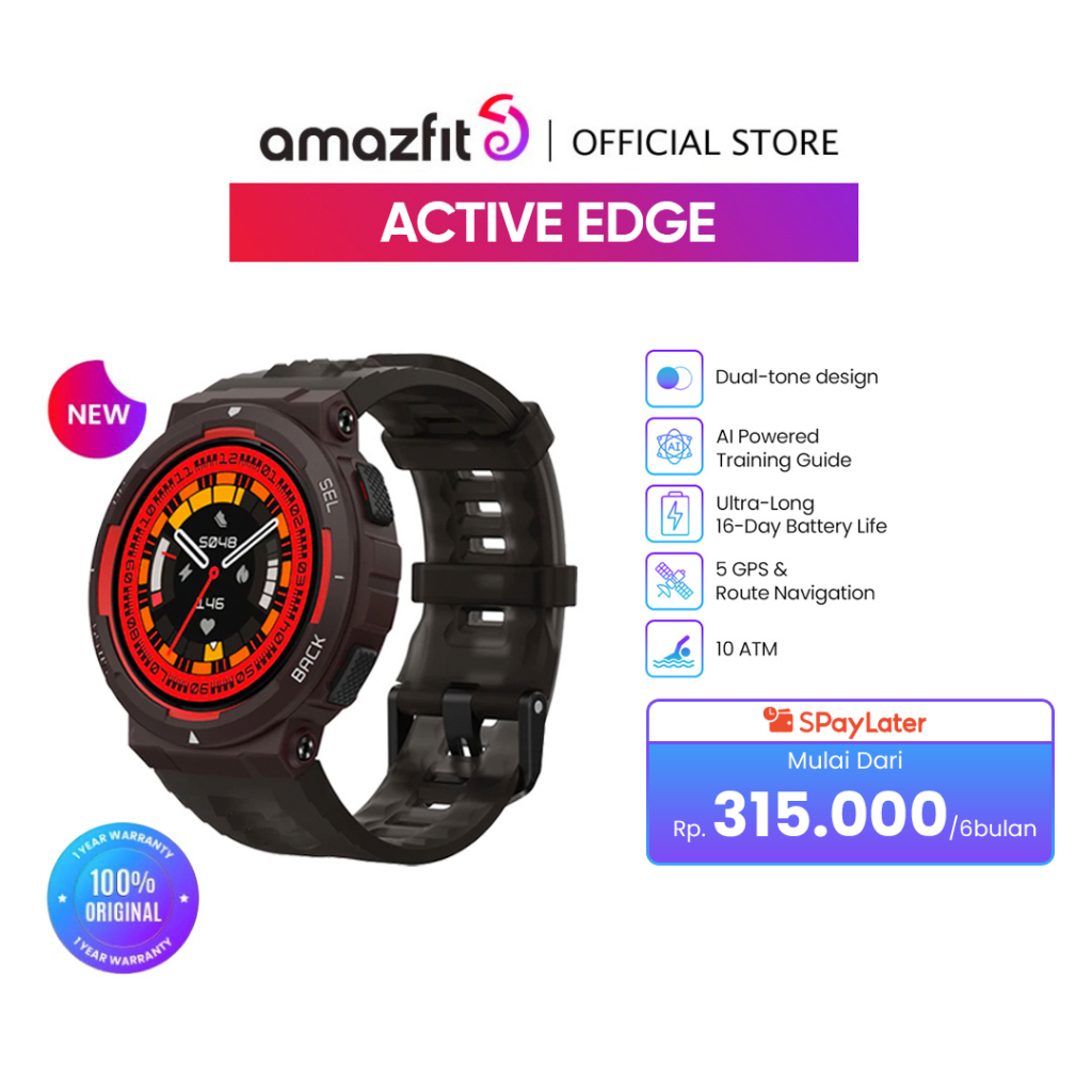 Jual Amazfit Cheetah & Cheetah PRO Smartwatch Running Al GPS MaxTrack -  Cheetah Grey, Dengan Bonus - Jakarta Barat - Kins Official