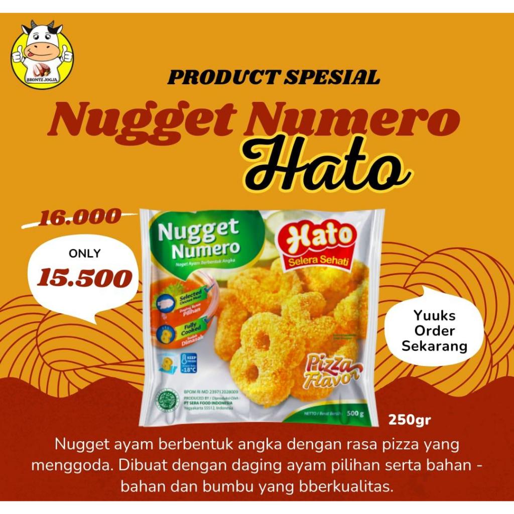 Jual HATO NUGGET AYAM NUMERO 250GRAM NUGET AYAM RASA PIZZA - DISASS ...