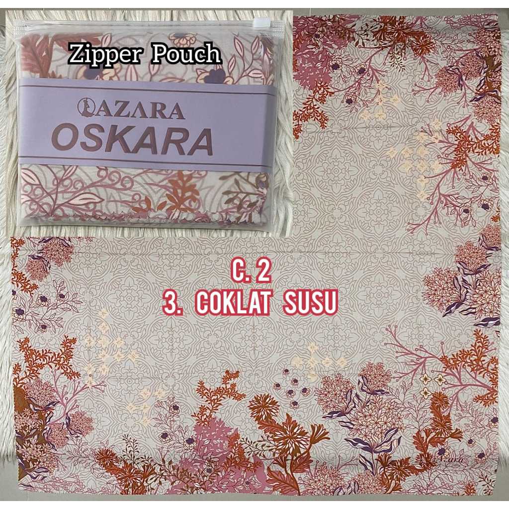 Jual [kemasan Pouch] Oskara Azara Seragaman Motif Pouch Deenay Voal