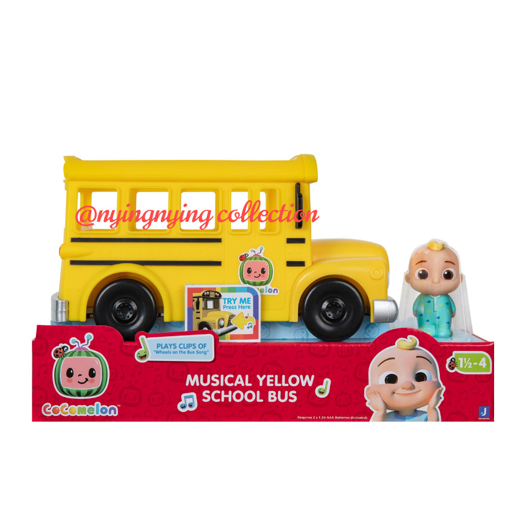 Jual MAINAN Cocomelon CoComelon Musical Yellow School Bus Original ...