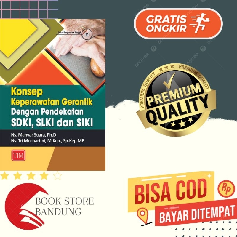 Jual BUKU Konsep Keperawatan Gerontik Dengan Pendekatan SDKI, SLKI Dan ...