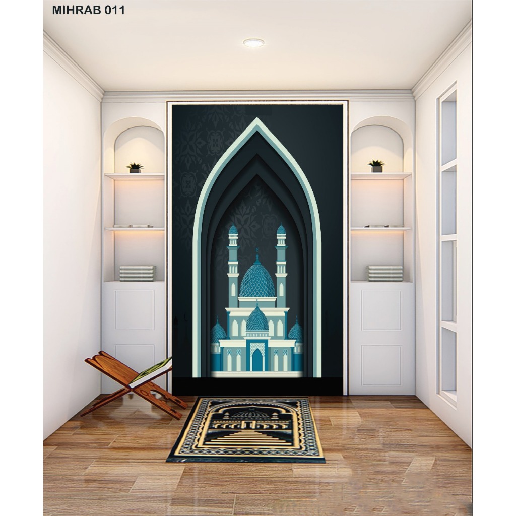 Jual stiker mihrab Wallpaper Masjid - Wallpaper Musholla - Sticker ...