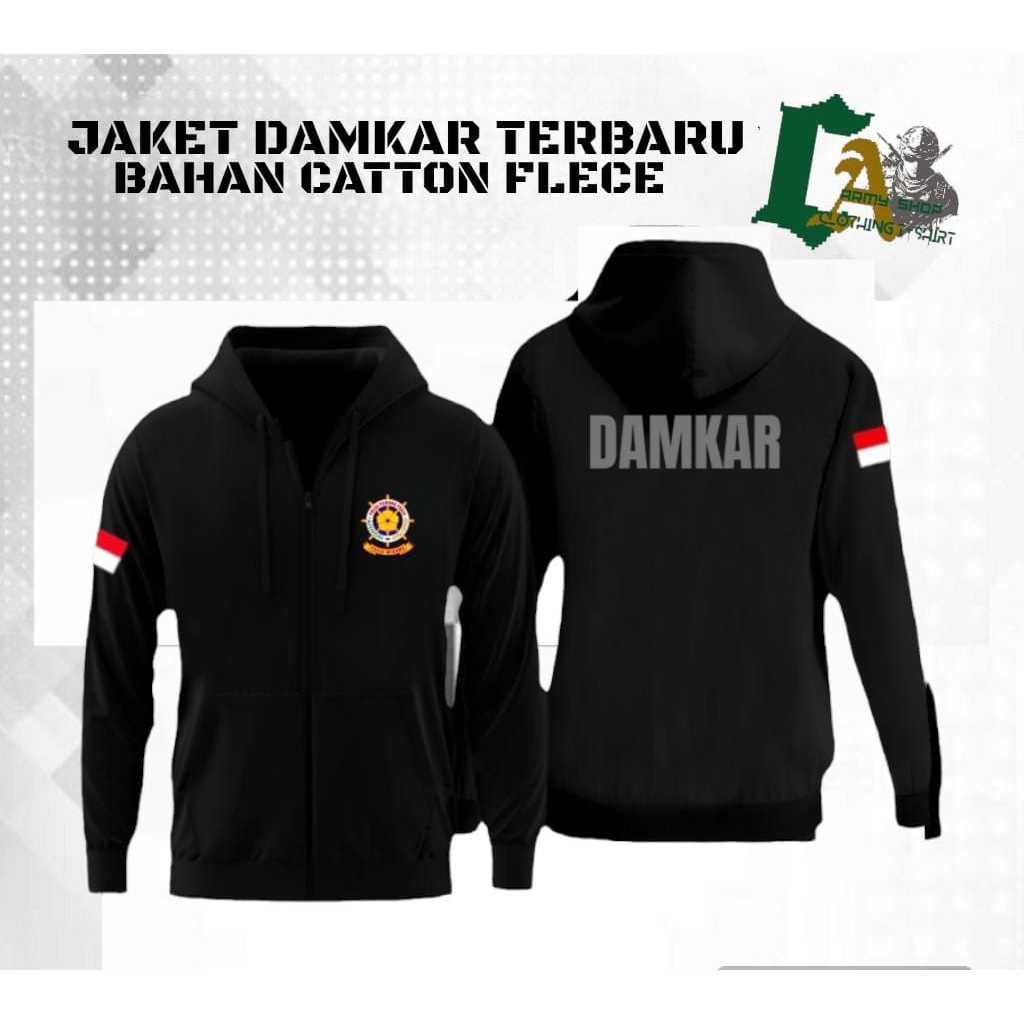Jual Jaket damkar / sewater damkar jaket zipper damkar / bisa cod ...