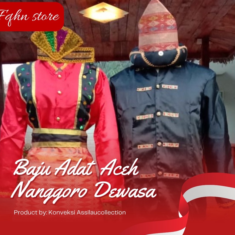 Jual Dijamin Awet Baju Adat Dewasa Aceh Nanggoro Satuan Lakicewek Shopee Indonesia