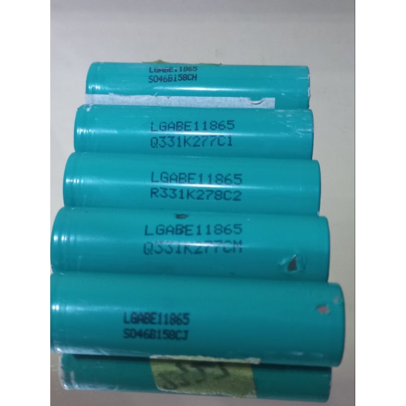 Jual Baterai 18650 LGABE11865 (ICR1865E1) copotan laptop 2200up real ...