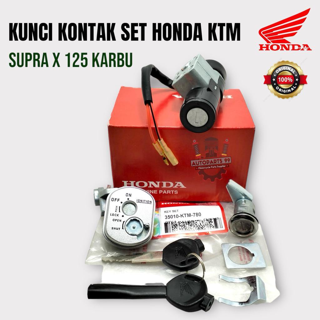 Jual Kunci Kontak Supra Karbu Set Komplit Original Honda Kunci