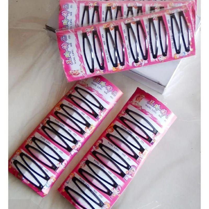 Jual Jepit Rambut Hitam Besar 8cm | Shopee Indonesia