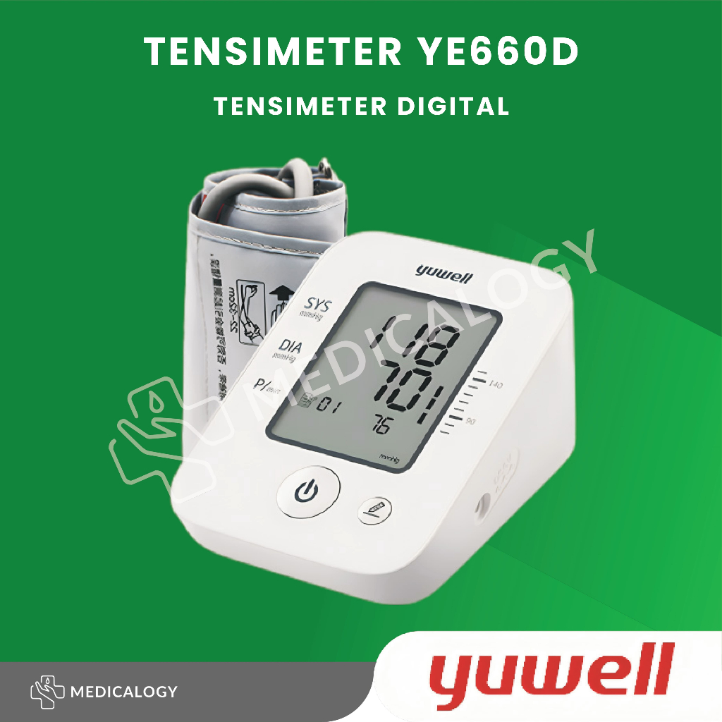 Jual Tensimeter Digital Yuwell YE660D YE 660 D | Alat Ukur Tekanan ...