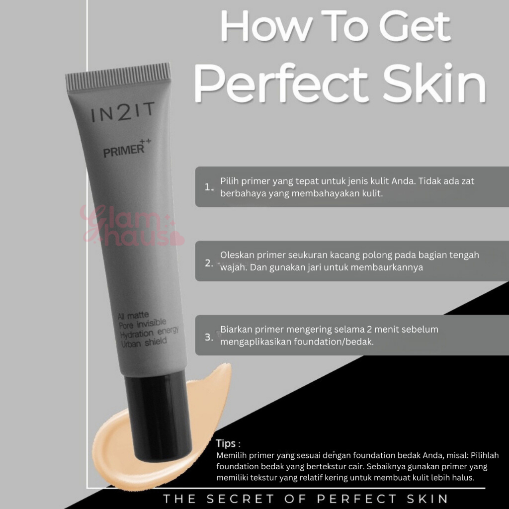 Jual IN2IT Primer Base Make Up Plus Primer++ PMP 15ml | Original ...