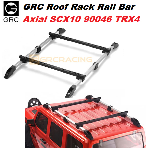 Jual GRC Aluminum Roof Rack Luggage 1/10 Rc Axial SCX10 90046 Car ...