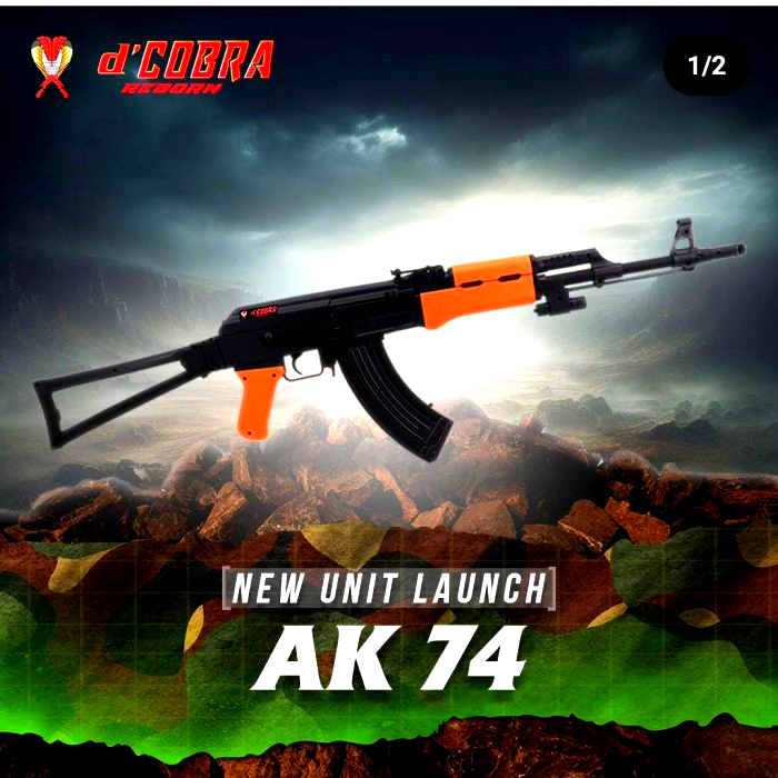 Jual AK 74 Special Force DCobra Mainan Tembakan Kokang Spring | Shopee ...