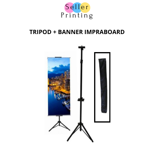 Jual Stand Banner Tripod Banner Plus Cetak Stiker dan Impraboard ukuran ...