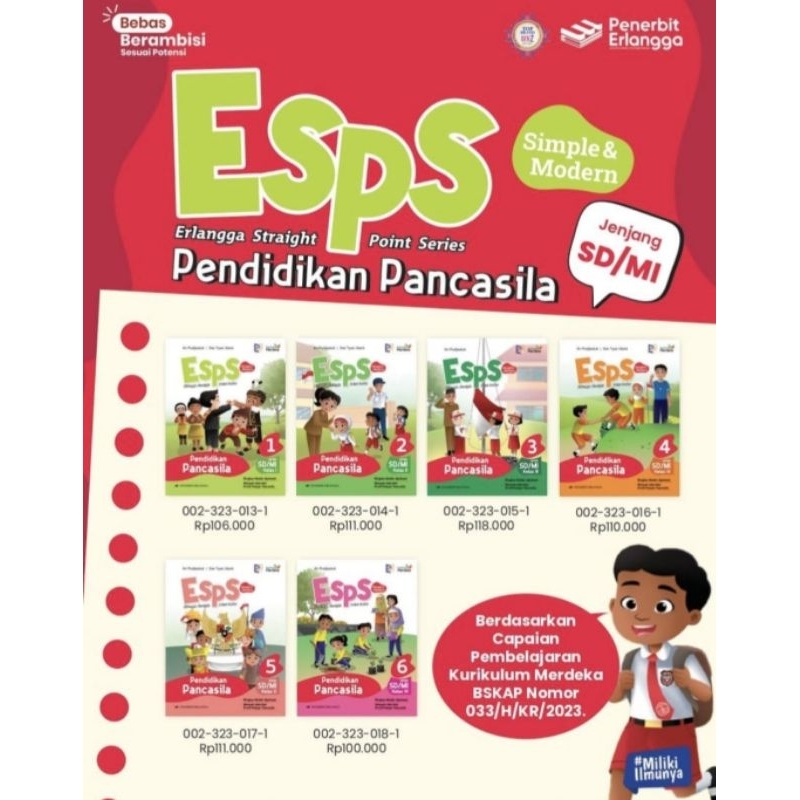 Jual Esps Pancasila Revisi Kelas 1 2 3 4 5 6 Kurikulum Merdeka Penerbit ...
