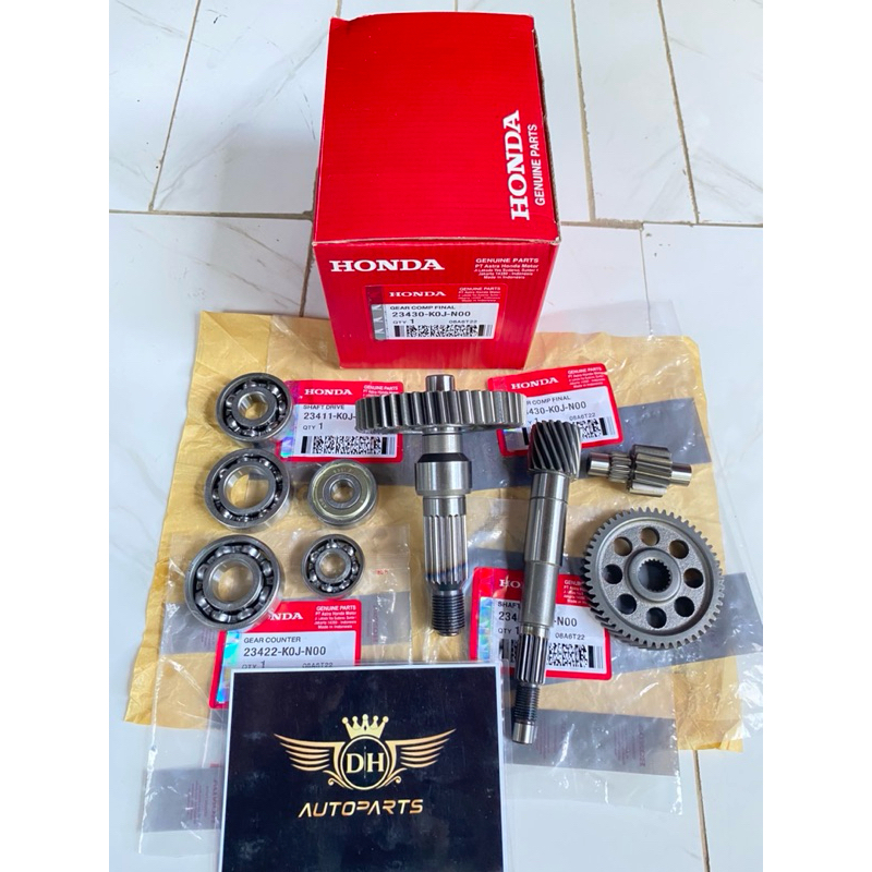 Jual GIGI RASIO KOMPLIT+BEARING GARDAN KOMPLIT HONDA GENIO BEAT DELUXE ...
