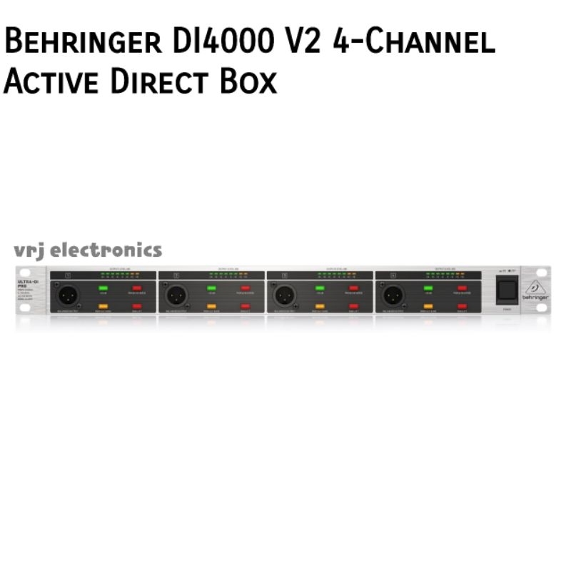 Jual Behringer Di4000 V2 4 Channel Active Instrument Direct Box ...