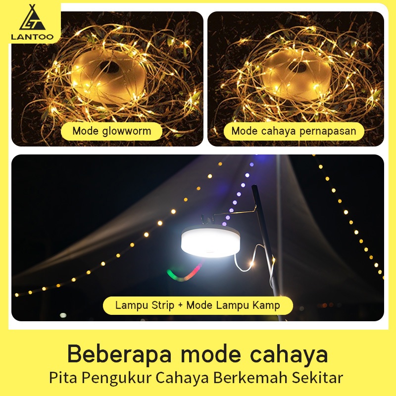 Jual Lantoo Lampu Berkemah , Lampu Strip Portabel, Lampu Berwarna Daur ...