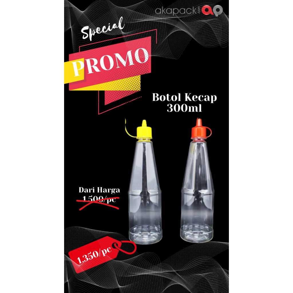 Jual Botol Kecap 300ml / Botol Plastik Kecap / Botol Saos | Shopee ...
