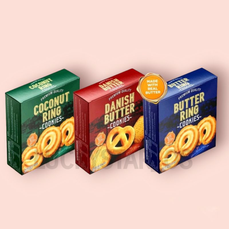 Jual EVER DELICIOUS COOKIES DANISH BUTTER COCONUT RING COOKIES BUTTER ...
