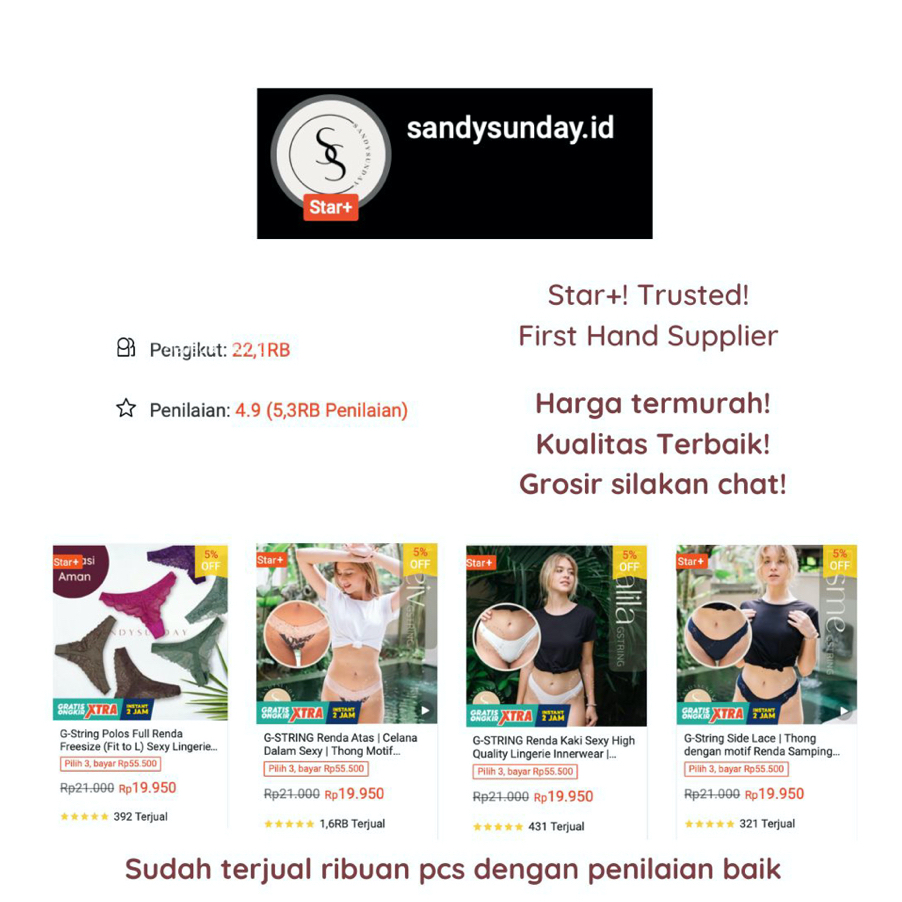Jual G string Wanita Brokat | G string Model Brazilian | Thong Wanita ...