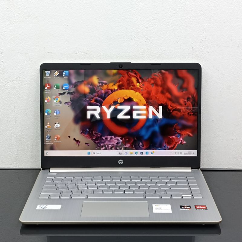 Jual Laptop Hp 14s Fq1035au Amd Ryzen 3 5300u 8gb Ssd 512gb Shopee