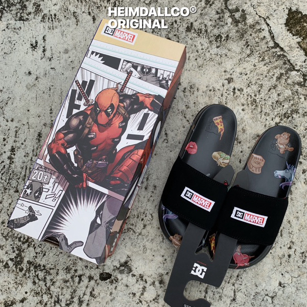 Jual DC SHOES x MARVEL DEADPOOL SLIDE JUNKFOOD ORIGINAL | Shopee Indonesia