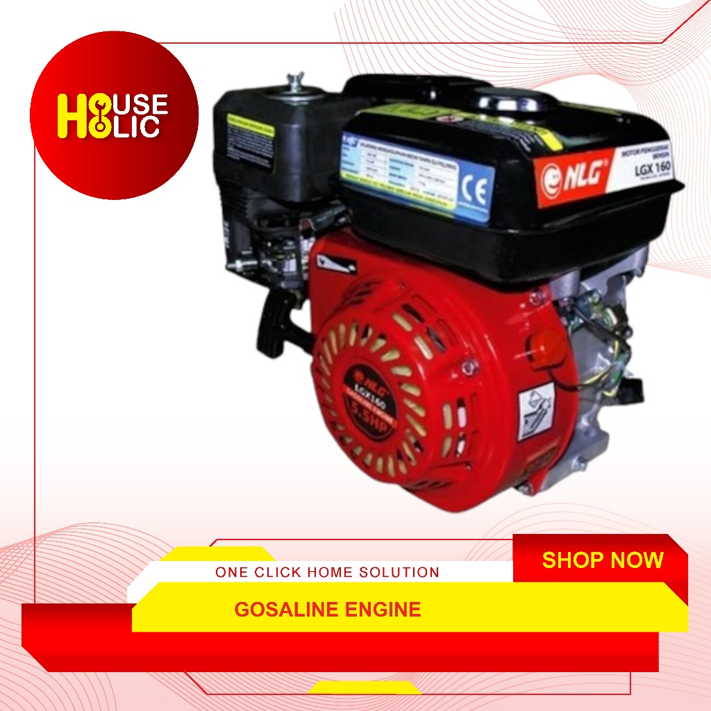 Jual Gasoline Engine LGX-160 5.5hp Mesin Penggerak Bensin Serbaguna 5.5 ...