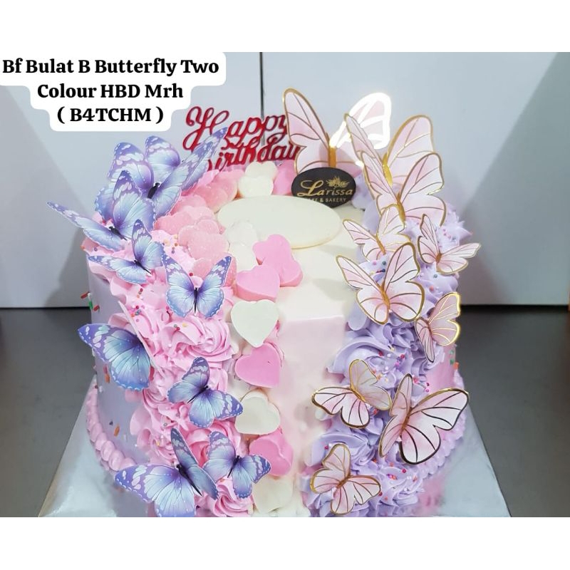 Jual Black forest bulat model butterfly - kue ulang tahun - birthday